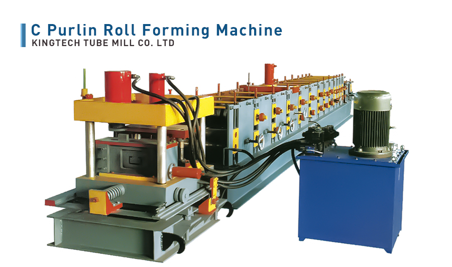 C purlin roll forming machine