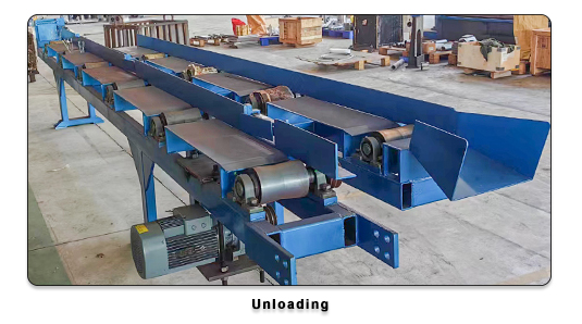 erw pipe making machine-unloading